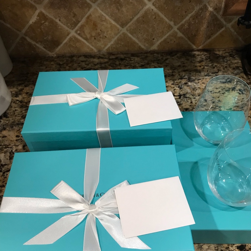 Tiffany & Co. Riedel Tumbler Cabernet Set (2)